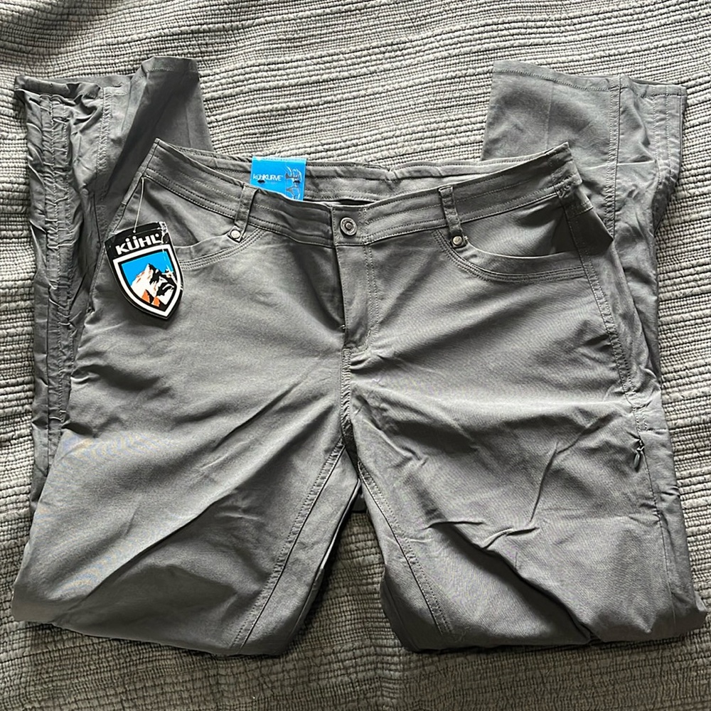 Kuhl Trekr pants, charcoal, size 14